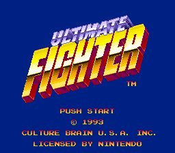 Ultimate Fighter screenshot 4 for Super Nintendo